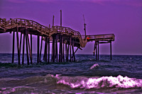What's left of the Frisco Pier in HDR